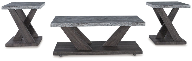 Bensonale - Occasional Table Set (Set of 3) - Brown / Gray