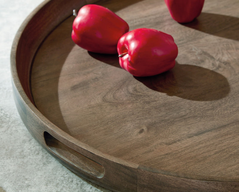 Webbworth - Tray - Gray Brown