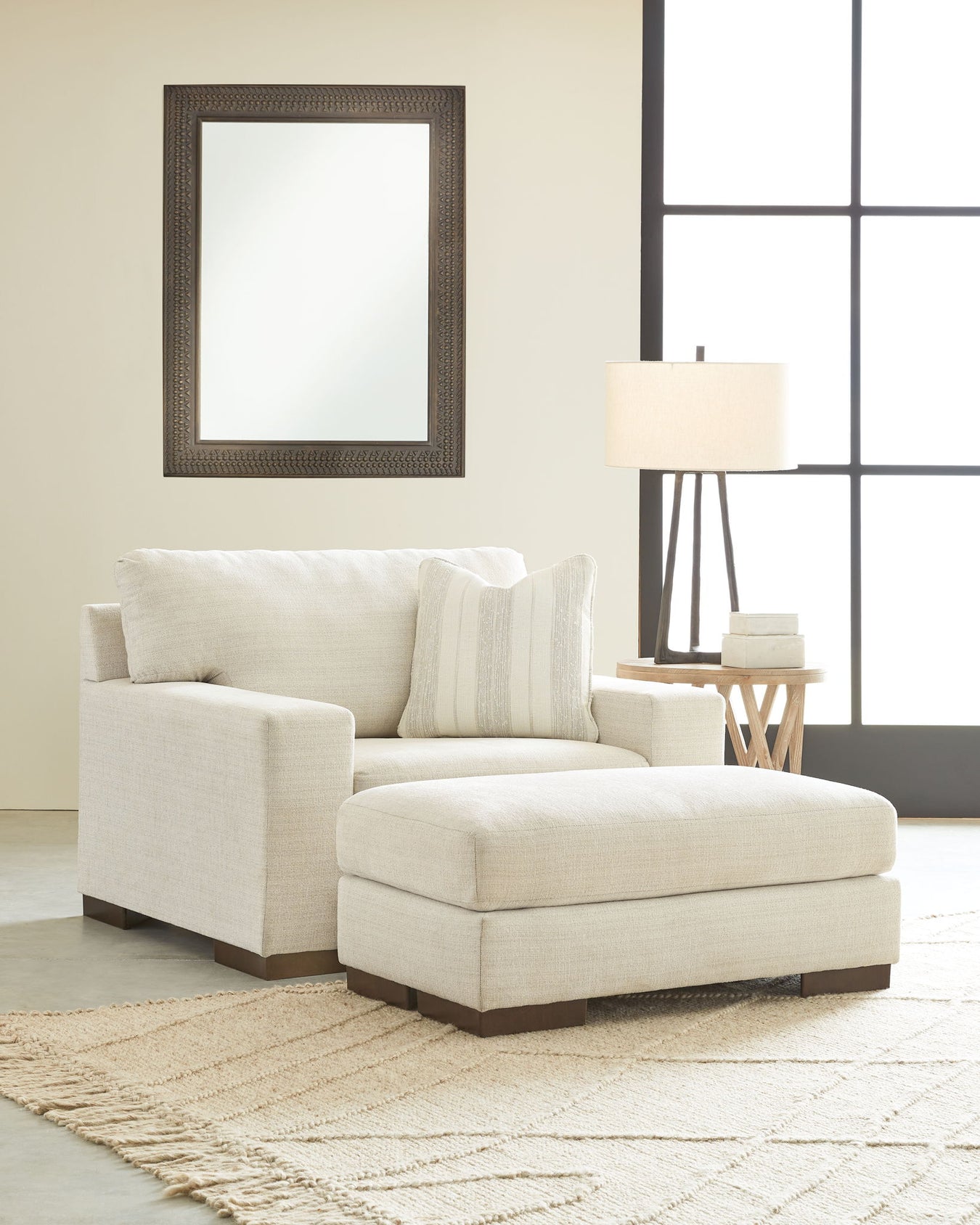 Chair & Ottoman