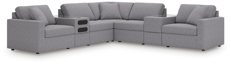 Modmax Balanced Sectional with Audio and Storage Consoles
