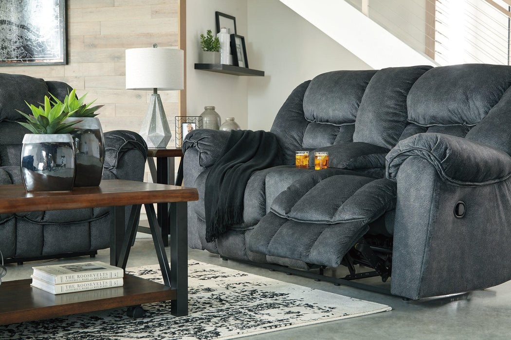 Capehorn Reclining Loveseat with Console