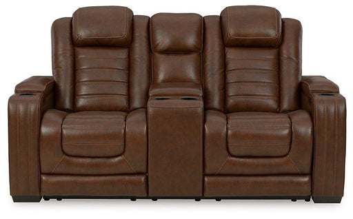 Backtrack Power Reclining Loveseat with Console image