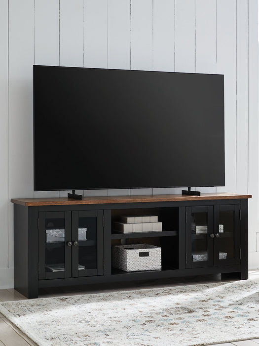 Wildenauer 76" TV Stand with Electric Fireplace