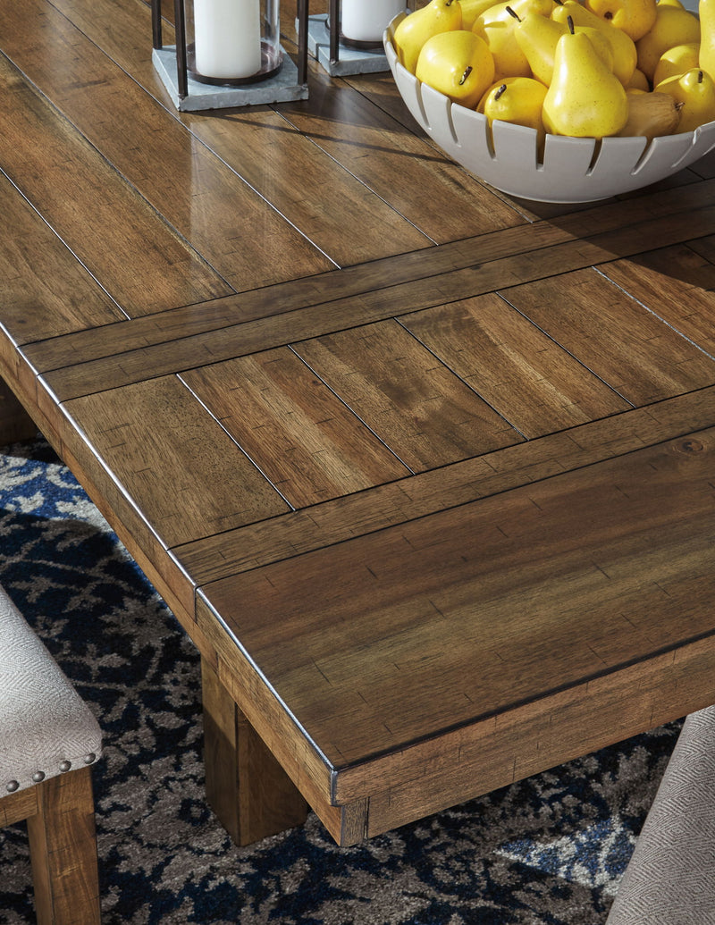 Moriville - Rectangular Dining Room Extension Table - Grayish Brown